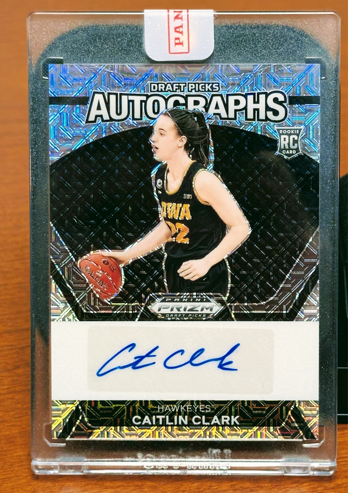 2024 Prizm Draft Picks Autographs Caitlin Clark Mojo Auto 03/25 RC Panini Sealed