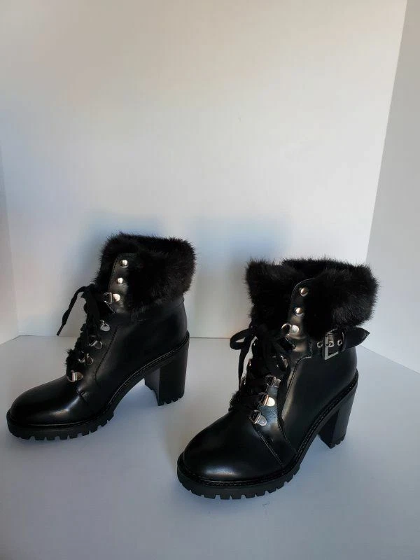 BOTINES MUJER ADIVINA PIEL DE GEISHA CON CORDONES TALLA 7 NUEVOS Foto 3 de 4