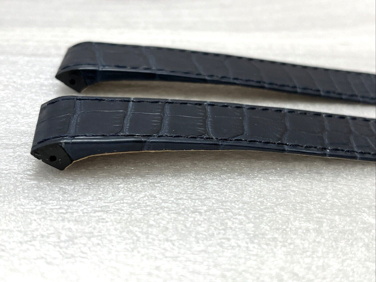 Cartier Watch Strap Santos 23/21 KD95JK29 Alligator Dark