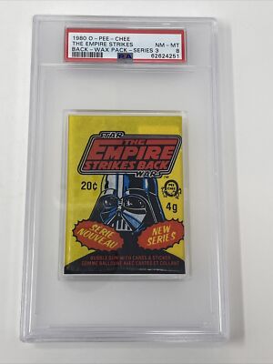 1980 OPC (not Topps) Star Wars ESB Series 3 Wax Pack PSA 8 NM-MT Pop 9 (NO 10s)