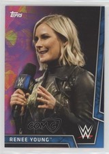 2018 Topps WWE Women's Division Blue 14/25 Renee Young #24 5c9