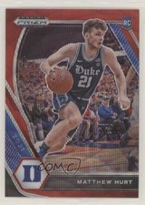 2021-22 Panini Prizm Draft Picks Ruby Wave Prizm Matt Hurt Matthew Hurt #34 7m3