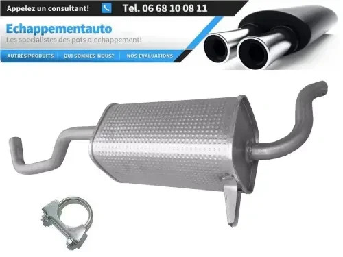 Échappement Renault Grand Modus 1.4 résout le bruit et valide le contrôle technique