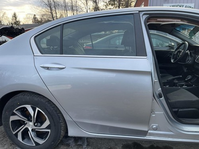 #ad 2013 17 HONDA ACCORD RIGHT ROCKER W POST SILVER PC:NH830M 2.4L FWD 158K LX 63657 $468.75