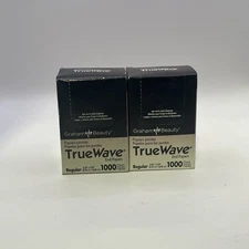 (2) Graham Beauty Salon Truewave Regular  End Paper2.25" x 3.25" Paper 1000 Pcs