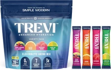 TREVI Sugar-Free Electrolyte Drink Mix Variety Pack Powder 28 Count Packets