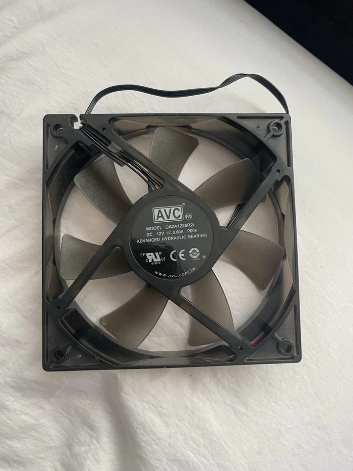 2x AVC DAZA1225R2L 12V 0.60A 4-PIN Kühlgebläse / Cooling Fan - Bild 2 von 4