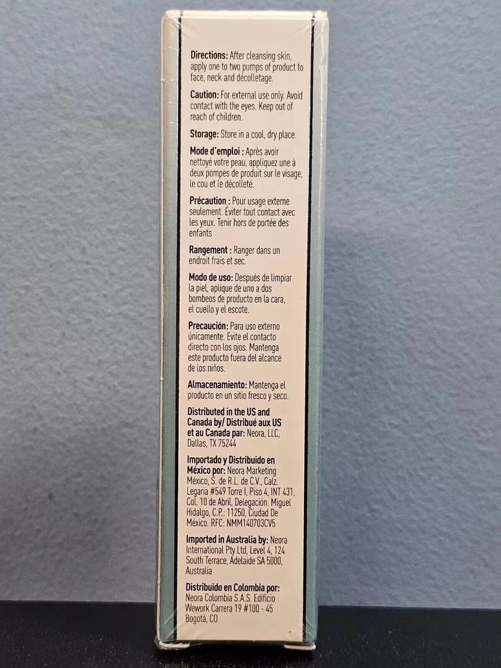 Suero concentrado Neora Advanced SIG-1273 1 oz/30 ml - ¡NUEVO/SELLADO! Exp 2027 Foto 2 de 4