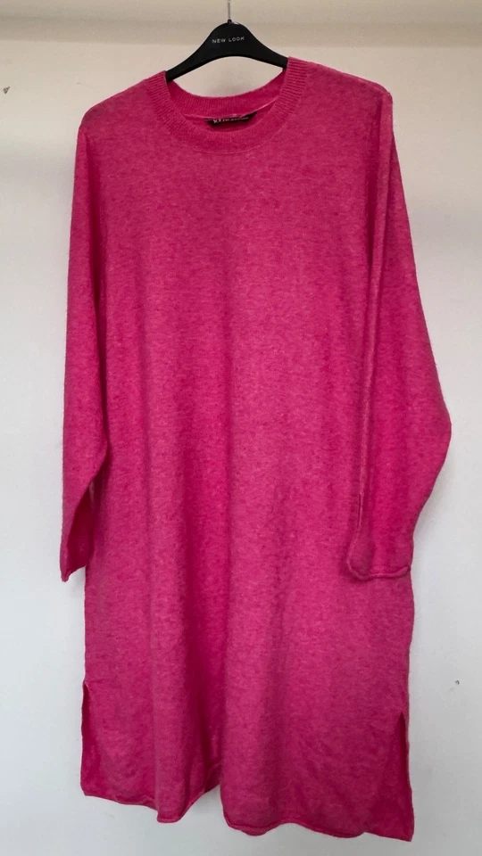 Ladies New Ex Yours Midi Jumper Dress In Four Colours Size - Image 3 of 4