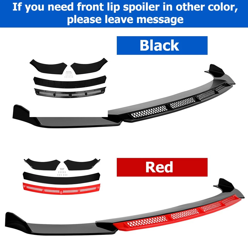 For Dodge Durango SXT RT SRT Car Front Bumper Lip Spoiler Splitter Body Kit Chin - Image 2 of 4