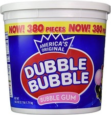Dubble Bubble Gum, 53.9 Ounce - 380 Count Bucket