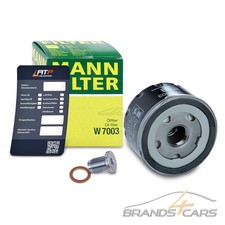 MANN ÖLFILTER+ÖLABLASS-SCHRAUBE FÜR ALFA ROMEO 147 156 1.9 166 2.4 GT 1.9 03-10