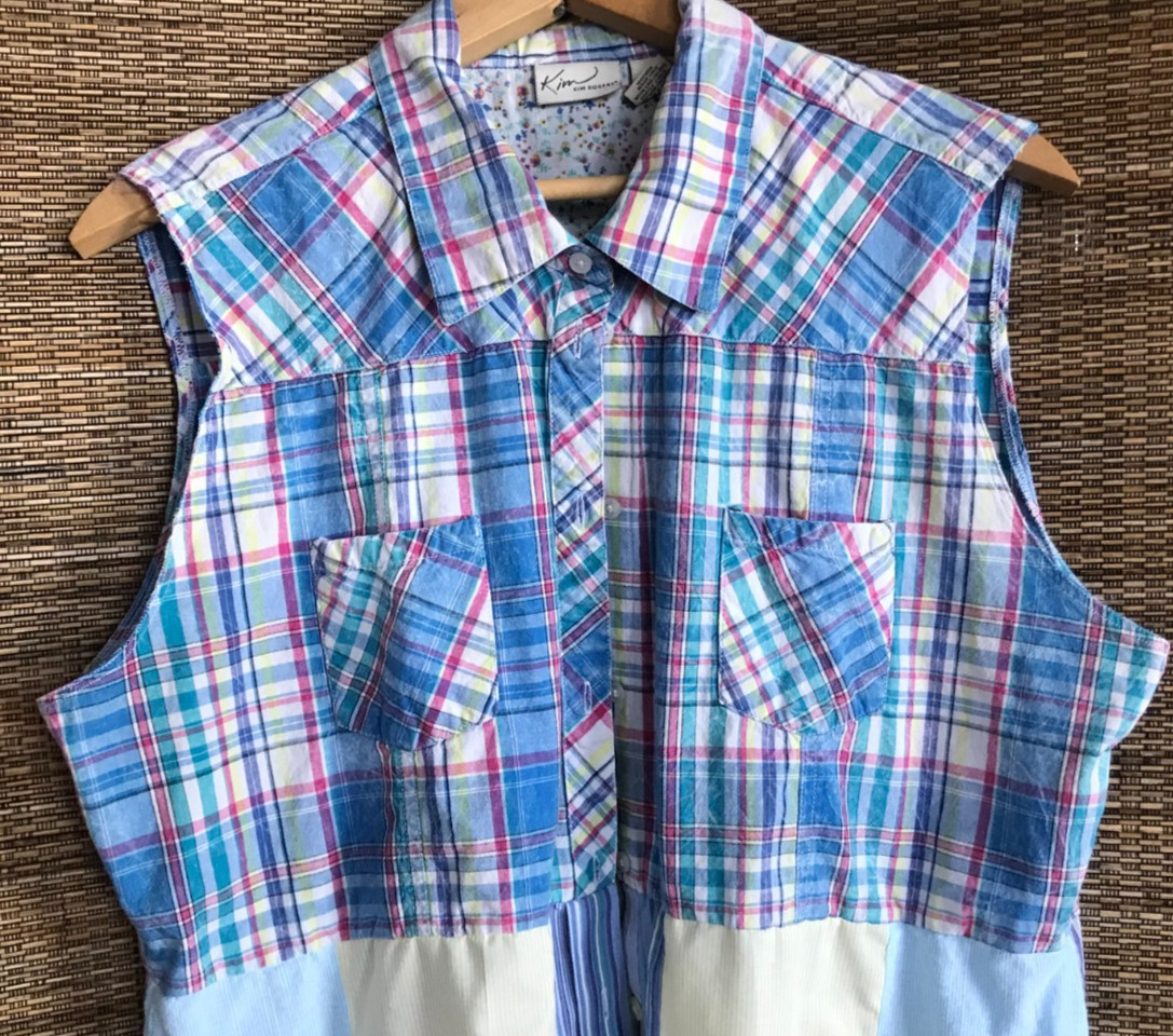 Boho Patchwork Duster: Handmade Button-Down Layer… - image 12