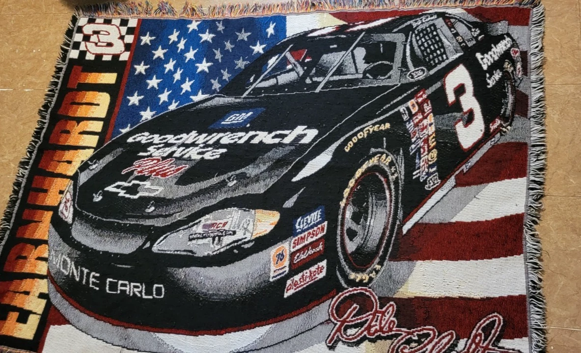 USA製 NASCAR ゴブラン織りラグ Dale Earnhardt Dale Earnhardt Unisex Adult NASCAR Blankets for sale | eBay