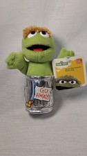 Gund Sesame Street Oscar The Grouch Bean Bag Plush New