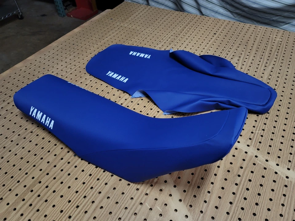 FUNDA ASIENTO YAMAHA TTR125 2000 A 2007 (AZUL) (Y*-193) Foto 3 de 4