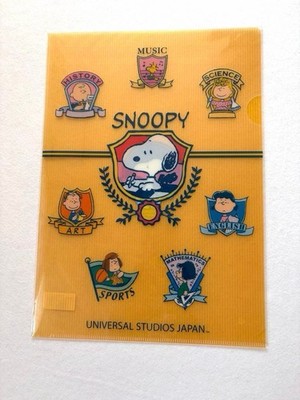 USJ Limited Snoopy Clear File