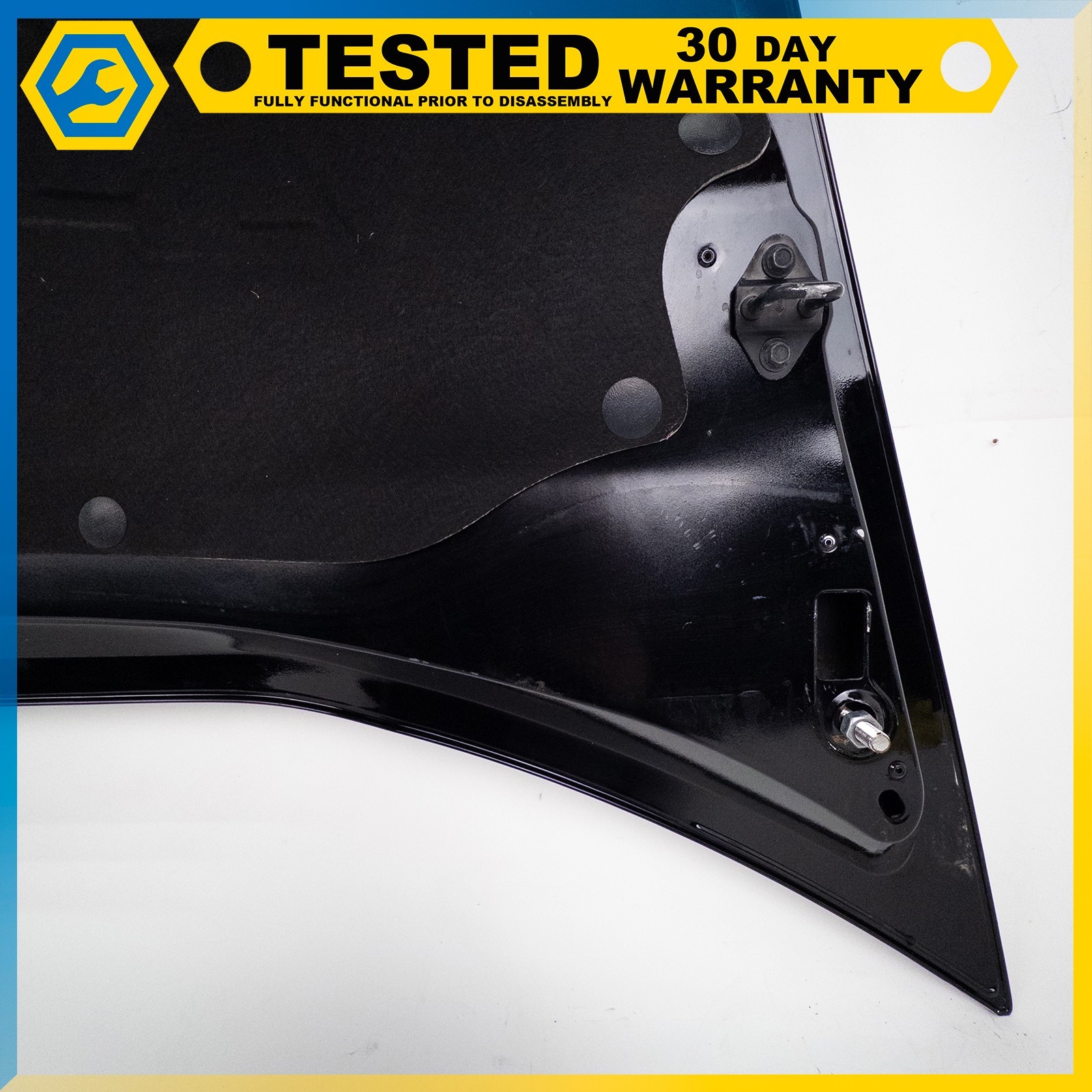 DAMAGED! 05-13 CHEVROLET CORVETTE C6 FRONT HOOD BONNET COVER PANEL BLACK OEM