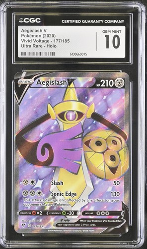 Aegislash V graded CGC 10 for sale on eBay