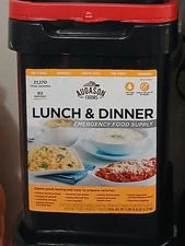 Augason Farms Lunch and Dinner Variety Pail Emergency Food Supply 4-Gallon Pail