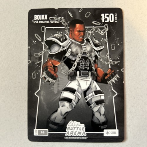 2025 Bo Jackson Battle Arena - PSA Magazine Football Promo BOJAX #9 Steel Power