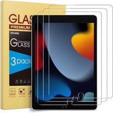 3 Pack Screen Protector for Ipad 9Th 8Th 7Th Generation 10.2 Inch 2021/2020/201