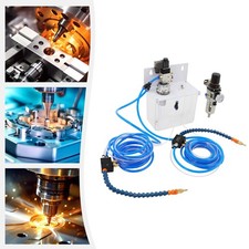 Coolant Cooling Spray Pump Mist Sprayer System Fit CNC Lathe Milling Machine UPS