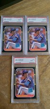3 PSA 9 1987 Donruss Greg Maddux Rookie Cards #36 Mint ⚾ Braves Baseball HOF