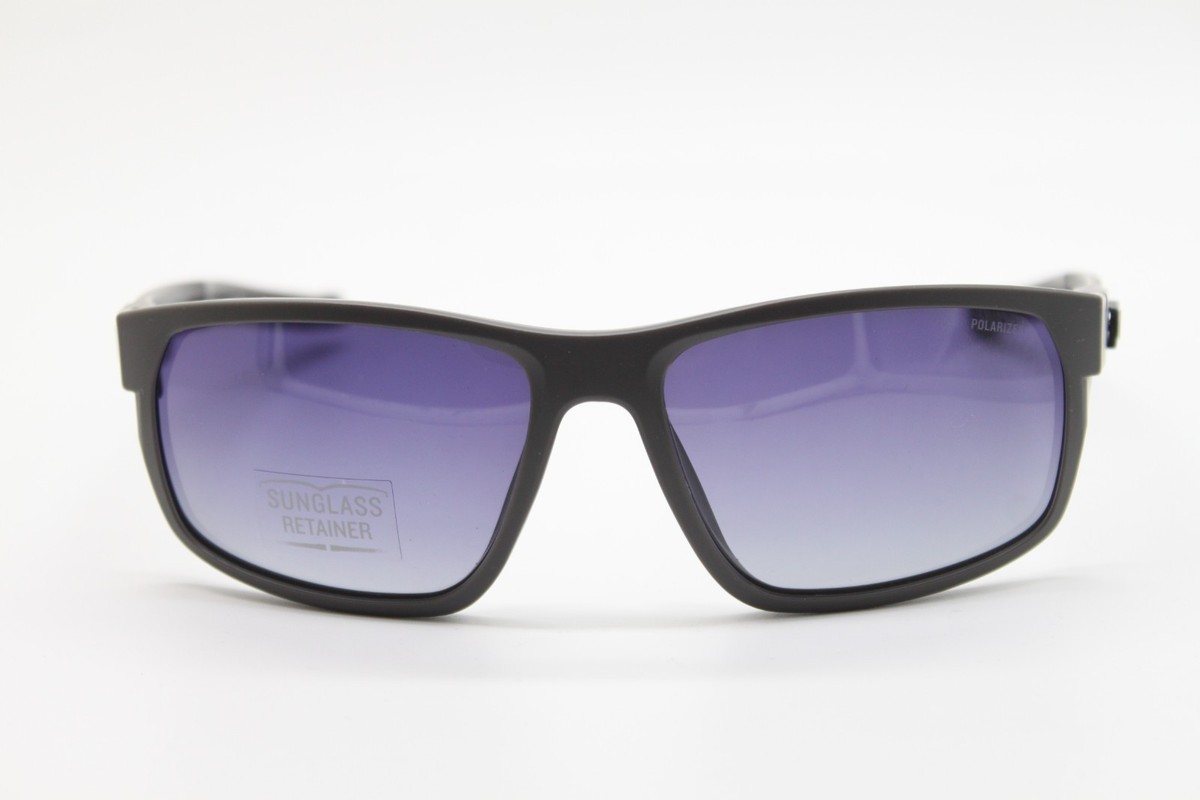 NEW CHAMPION STRIDE C01 GREY BLACK POLARIZED AUTHENTIC SUNGLASSES