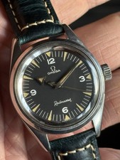 Vintage Rare Omega FAP 2914 Flightmaster With NOS Railmaster Dial With Archive.