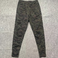 Alphalete Women's Drawstring Jogger Pants Athletic Athleisure Green Camo -Size S