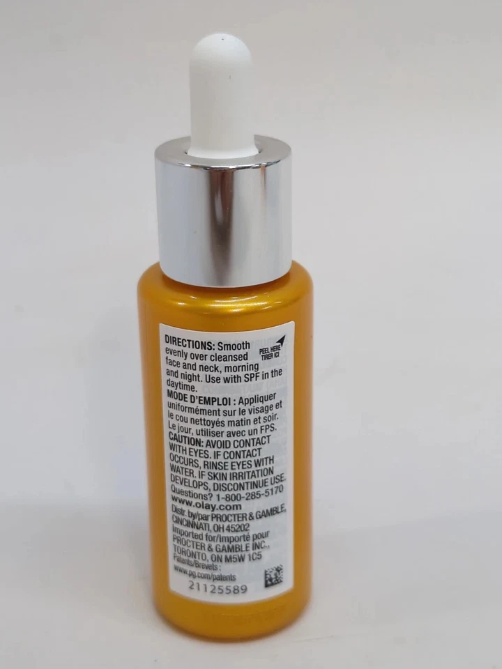 Lote de 3 ~ Suero Iluminador Olay Vitamina C ~ Tamaño Completo 40 ml / 1.3 fl oz ~ NUEVO Foto 4 de 4