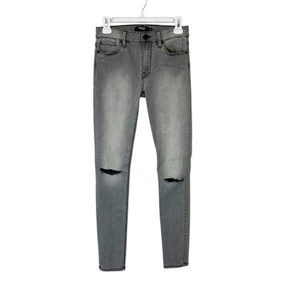 Hudson Nico Super Skinny Jeans Women s Size 27 Gray Black
