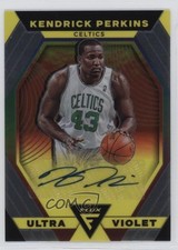 2022-23 Panini Flux Ultraviolet Signatures Kendrick Perkins #UVS-KPE Auto 3hd