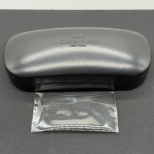Coach New York Black Hard Clamshell Eyeglasses Case Small