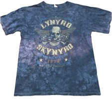 Lynyrd Skynyrd Gimme Back My Bullets 1975 Tie Dye Graphic T Shirt Size Medium