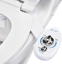 Bidet LeftHand Bidet Attachment SouthSpa Dual Nozzle -control panel on left side