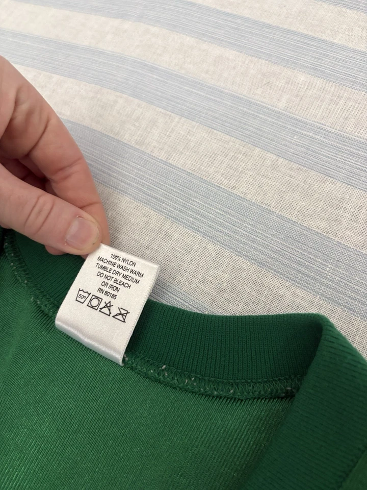 Camiseta de fútbol vintage verde Kelly Don Alleson atlética para hombre XL BLANK Eagles Foto 3 de 4