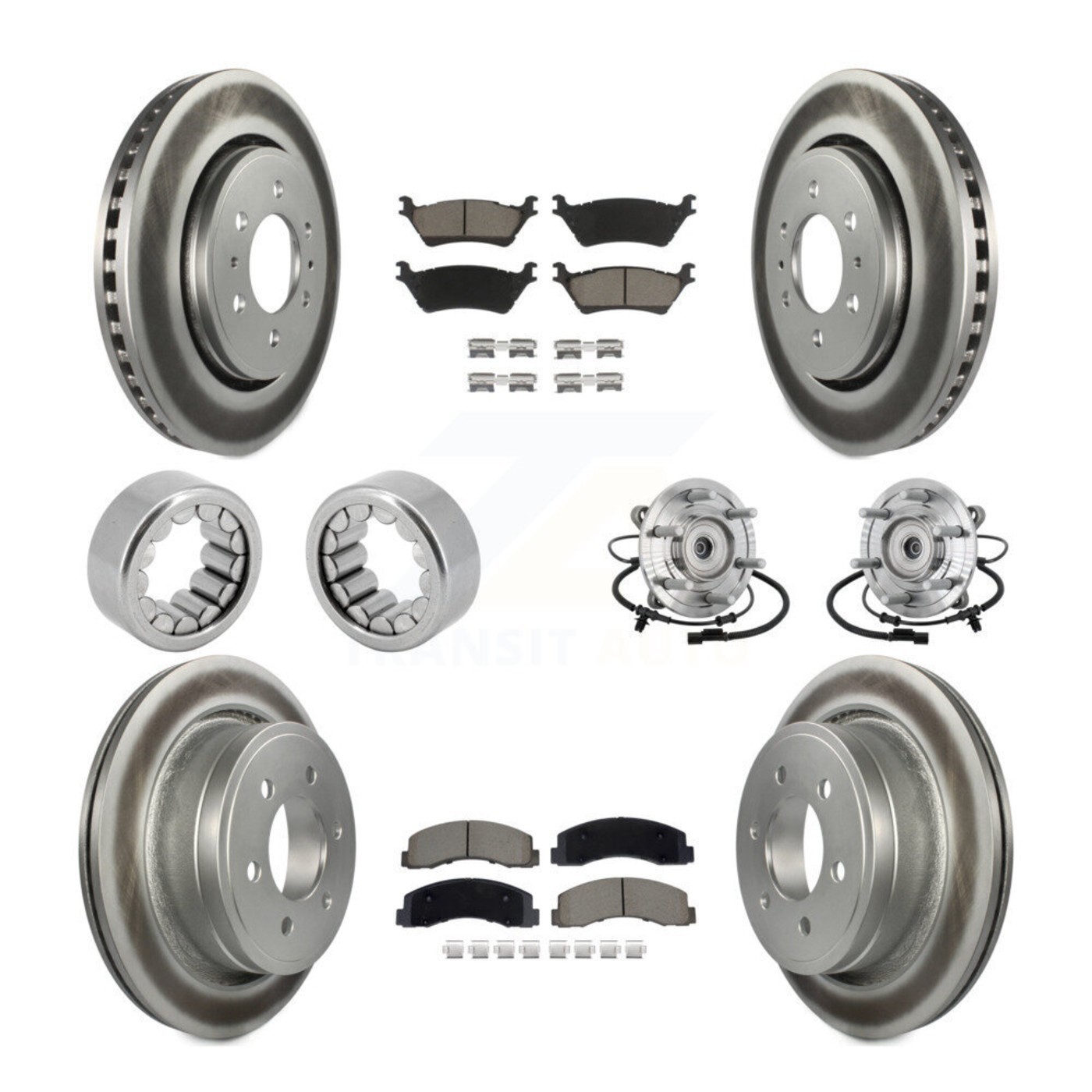 Transit Auto KBB-133004 Wheel Hub Front & Rear Driver Passenger Side Left Right