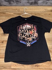WWE Authentic WWE 2024 Tour "I Was There" Graphic T-Shirt Black 3XL
