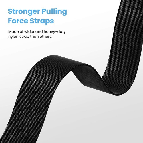 RV Awning Pull Straps, 9.8FT (118 Inches) Upgraded 118 Inches, Black - Foto 7 di 9