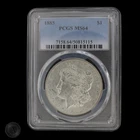 1885 Morgan Silver Dollar PCGS MS64   -E184