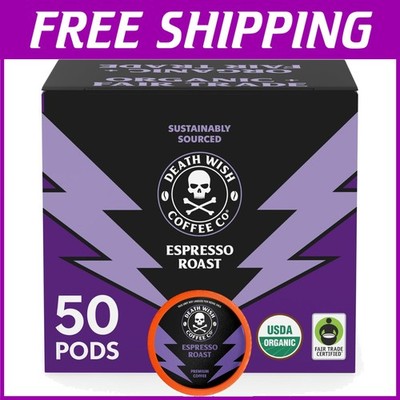 Espresso Roast Pods - Organic Fair Trade 50 Ct*-