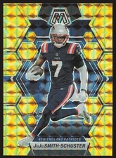 2023 Panini Mosaic #162 JuJu Smith-Schuster Reactive Yellow Mosaic