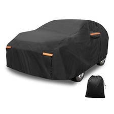 Car Cover Outdoor Waterproof Sun Rain Snow Hail Protection with Left Side