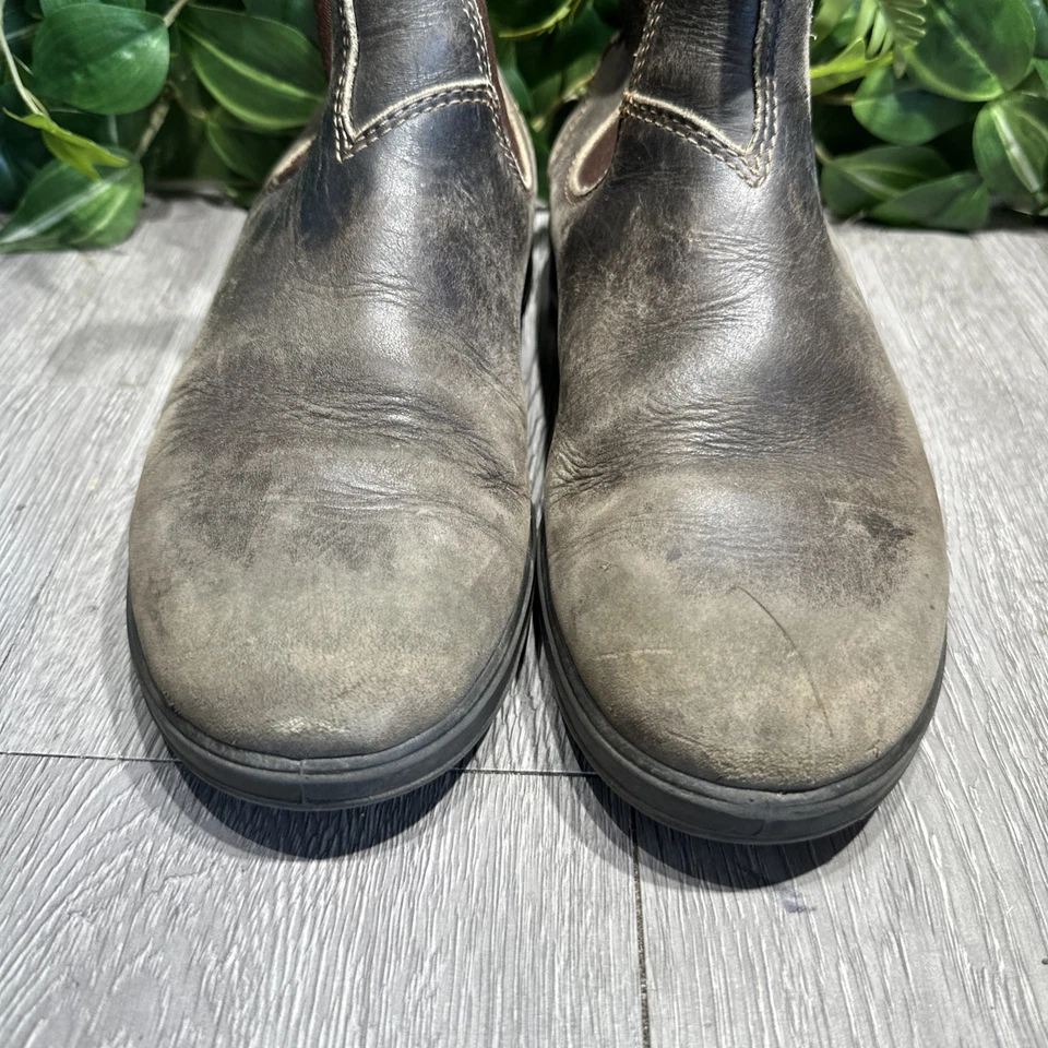 Botas Chelsea Blundstone 500 de cuero marrón robusto para mujer talla 6 AU/9 EE. UU. Foto 4 de 4