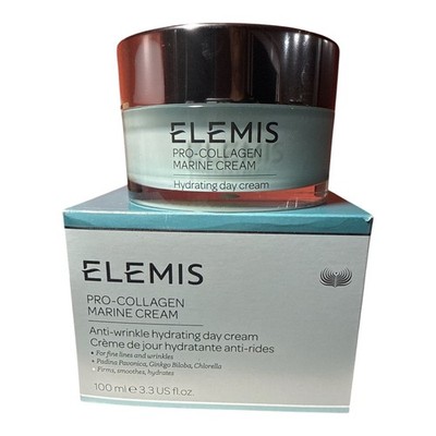 ELEMIS PRO-COLLAGEN MARINE CREAM Anti-Wrinkle Hydrating Day Cream, 3.3 fl oz NIB