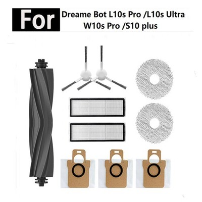 For Dreame Bot L10s W10s Robot Vacuum Cleaner Brush Filter Mop Dust Bag Part Set