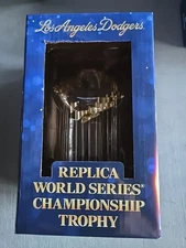 Los Angeles Dodgers 2024 World Series Replica Trophy SGA Bobblehead