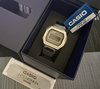 Casio Standard Premium Series A1000M-1BJF Silver Watch In Box